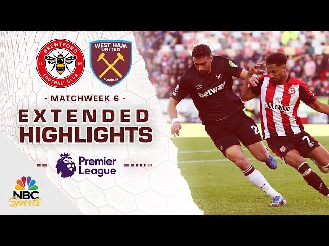 Brentford v. West Ham United | PREMIER LEAGUE HIGHLIGHTS | 9/28/2024 | NBC Sports