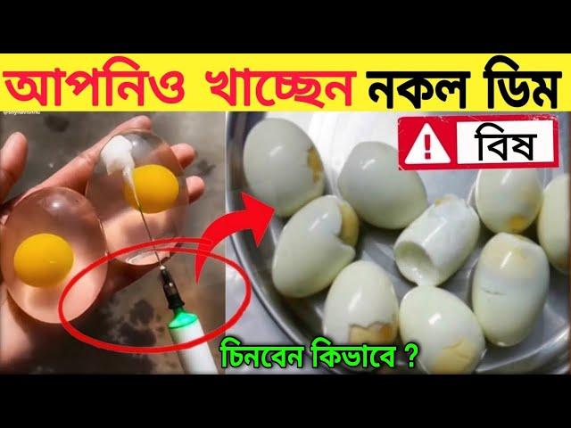 দেখুন কিভাবে ইনজেকশন দিয়ে তৈরি হচ্ছে নকল ডিম, বাজারে আসলের থেকে নকল বেশি ... কিভাবে চিনবেন ?