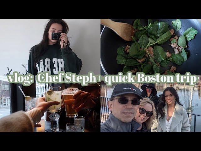 VLOG: CHEF STEPH + QUICK TRIP TO BOSTON W/THE FAM!