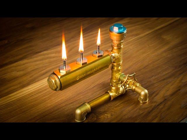 DIY Steampunk Industrial Pipe Oil Lamp