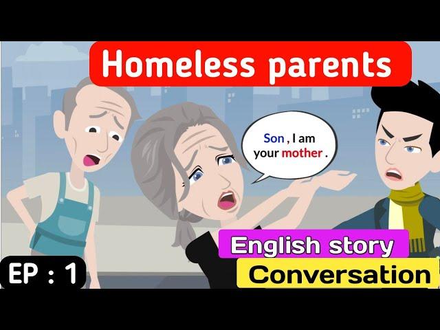 Homeless parents part 1 | English story | Learn English | Animated stories | Sunshine English