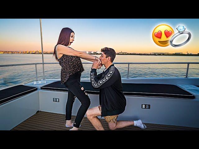 SHE SAID YES!! **surprise proposal**