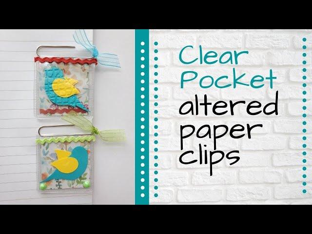 Vinyl Pocket Altered Paper Clips