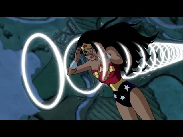 Wonder Woman Blasted Unconscious