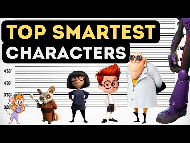 TOP Smartest Characters from Disney, Pixar, and DreamWorks | Size Comparison