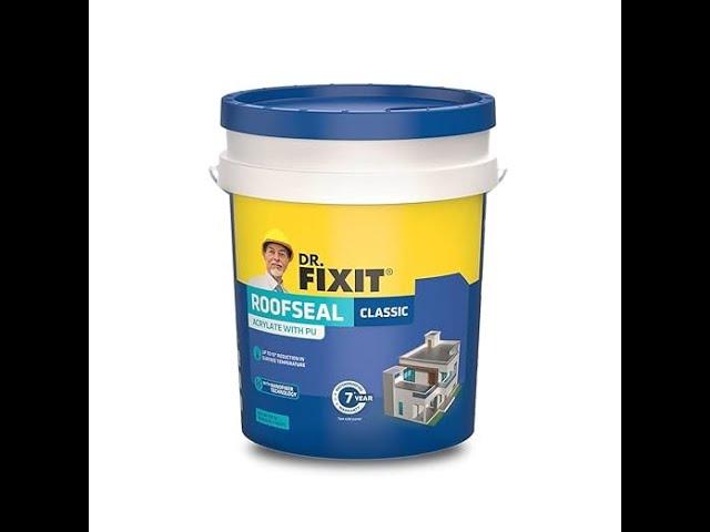 Dr Fixit Roofseal Classic 20 Litre Waterproofing solution for house roof | Link in bio