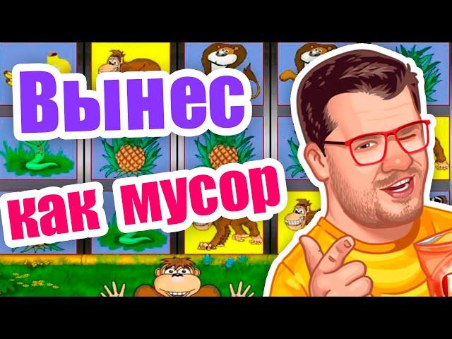 Сколько дает Обезьяна в 2019 году? Эдик выносит слот Crazy Monkey в казино Вулкан