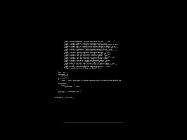 ArcoLinux : 1936 Archinstall script on the Arch Linux iso of 04/2021