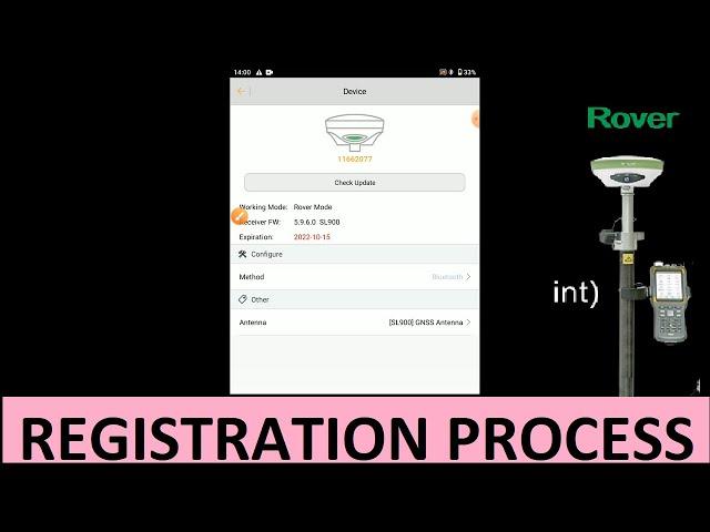 How to register Satlab Rover || Aeron