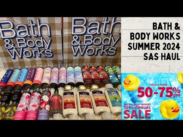 Bath & Body Works Summer 2024 SAS (Semi Annual Sale) Haul feat. new body care collections