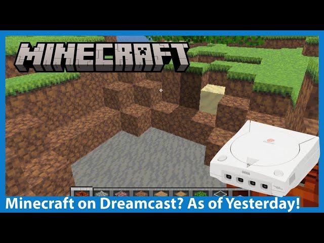 Minecraft on Sega Dreamcast? A New Dreamcast Game for 2024...and its ClassiCube