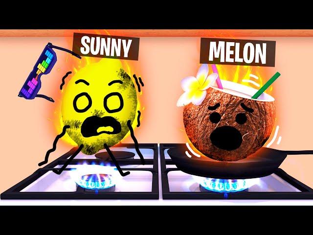 Finding ALL FOOD IN SECRET STAYCATION (ROBLOX)