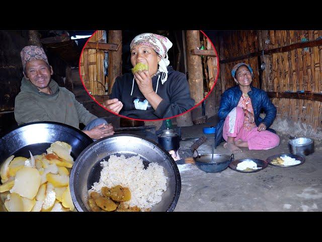 sarmila came to jungle man's shed || jungle man's wife cooks lunch for jungle  man ||