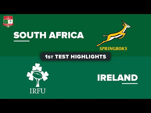 HIGHLIGHTS | SOUTH AFRICA v IRELAND | July Internationals 2024 | First Test