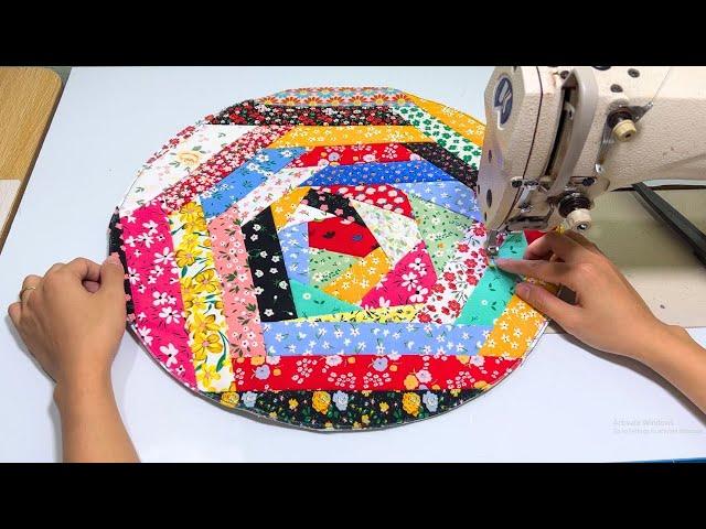 Easy Sewing Project for Beginner - Idea for using your scrap fabric to create unique item