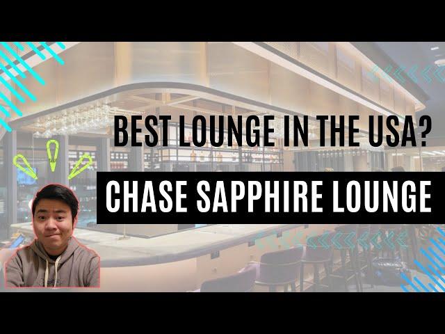 Best Lounge in the USA?! Visit the Chase Sapphire Lounge at Boston Logan Airport!