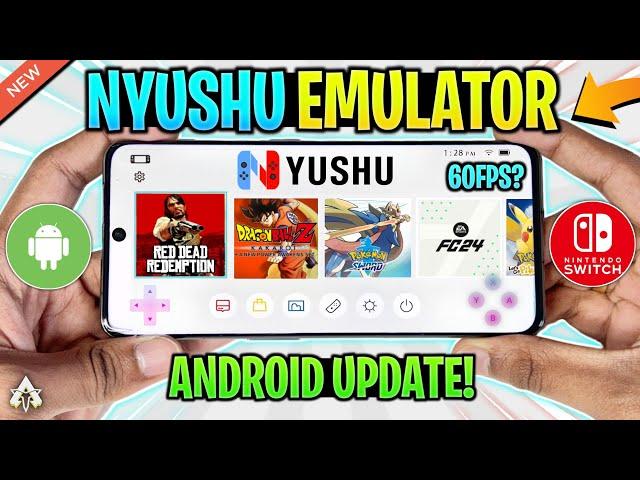  TESTING NYUSHU EMULATOR ANDROID V12 - SETUP & GAMEPLAY | NINTENDO SWITCH EMULATOR?