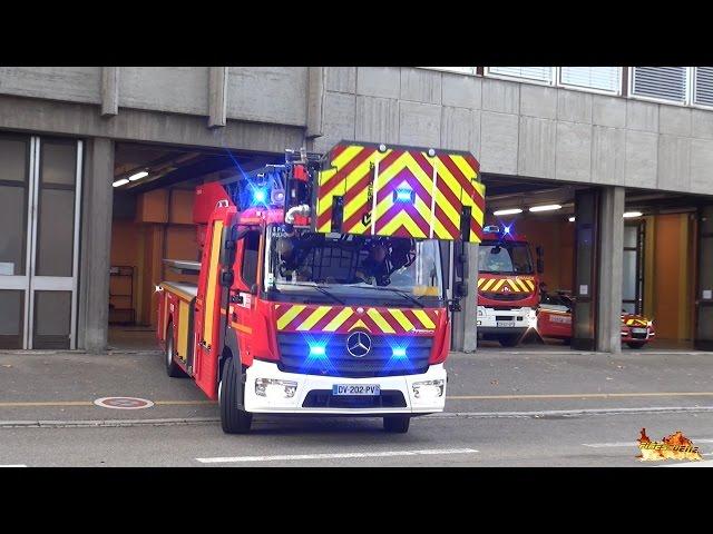 [NEW Rosenbauer turntable ladder] - Mulhouse Fire Department & EMS responding collection