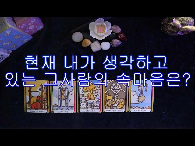 [타로/tarot] 현재 내가 생각하고 있는 그 사람의 속마음은?