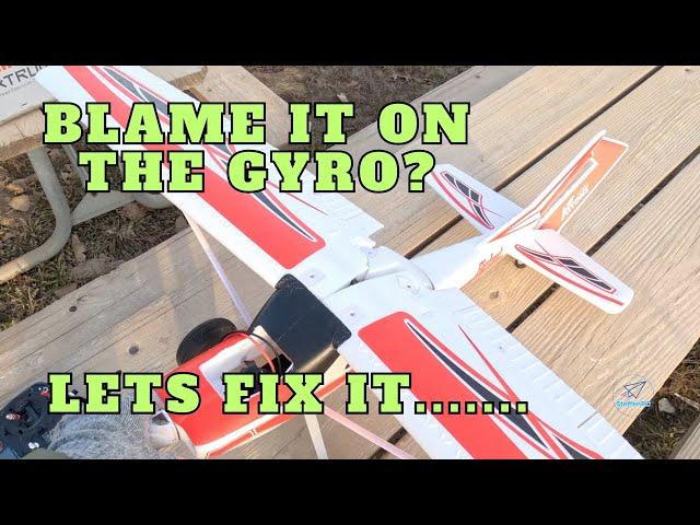 Crashed due to a gyro and pilot error - Lets repair it.