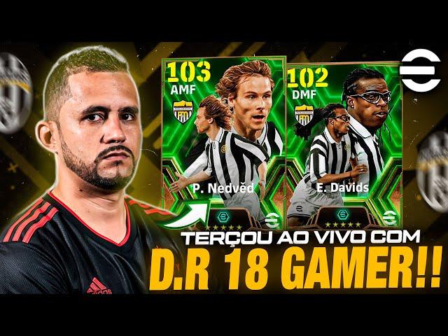  TERÇOU AO VIVO COM O D.R 18 GAMER NO EFOOTBALL 2024 | JOGATINA NA LIGA EFOOTBALL E NOVOS EVENTOS