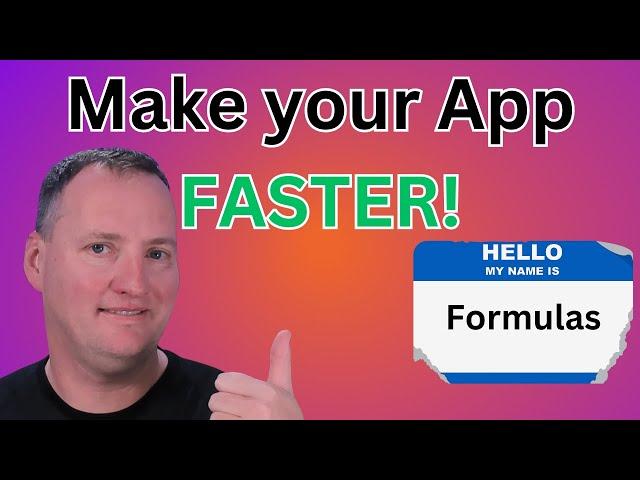 Better Performance with Less Effort! Use Power Apps Named Formulas