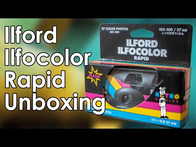 Ilford Ilfocolor Rapid Single-use 35mm Disposable Camera Unboxing