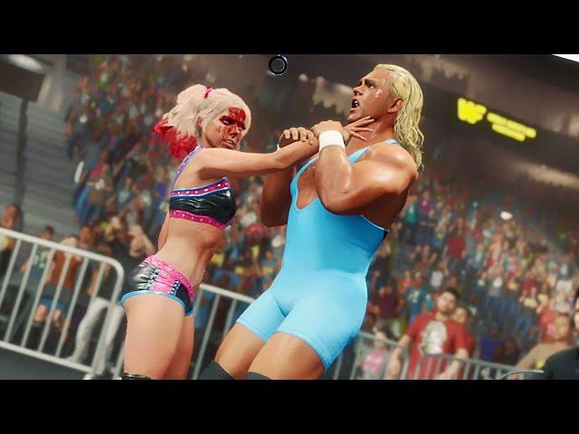 WWE 2k23 MODS: Alexa Bliss vs Mr. Perfect 1/2 TABLE #intergender #wrestling