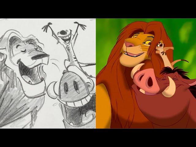 Hakuna Matata Storyboard Side by Side