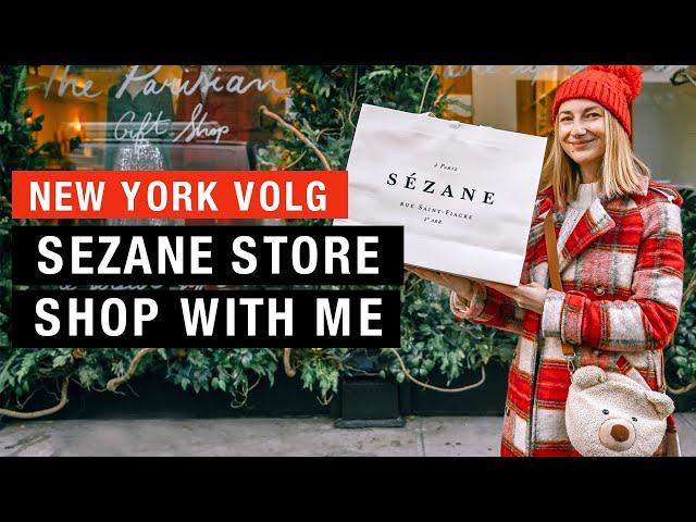 Sezane Haul | Trying Pieces At The New York City Store |  Shop With Me French Style Fashion