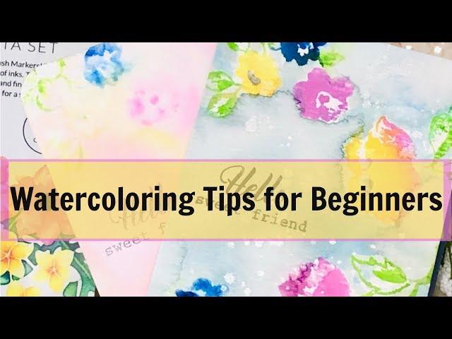 How to Watercolor/Watercoloring Tips for beginners