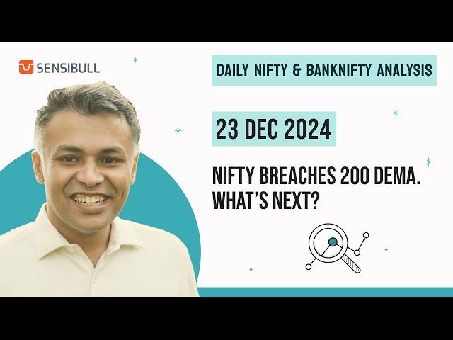 NIFTY & BANK NIFTY Analysis for Tomorrow | Stock Market Outlook | 23 December 2024, Monday