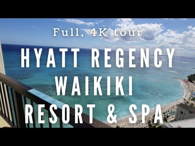 Hyatt Regency Waikiki Resort & Spa | Full 4k Tour *