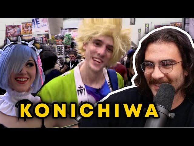 HasanAbi REACTS to Noob Dude Simping at ANIME EXPO | SuperMega