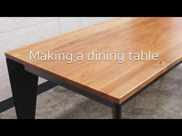 식탁 만들기 making a dining table