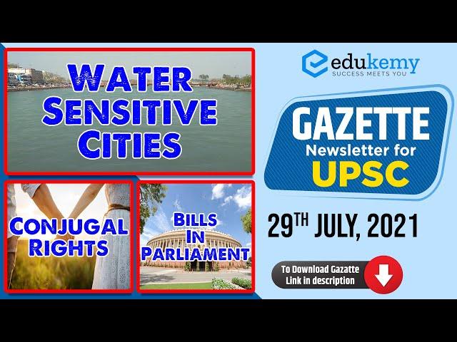 29th July News | Edukemy's Gazette- Daily Newsletter for UPSC CSE