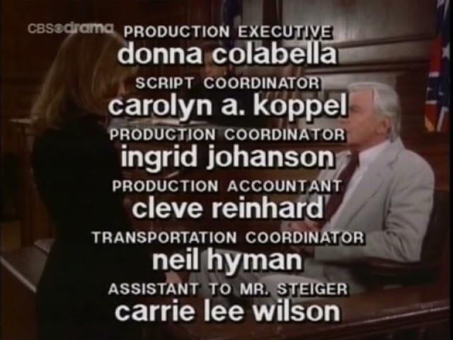 Matlock Closing / Fred Silverman / Dean Hargrove / Viacom (1993)