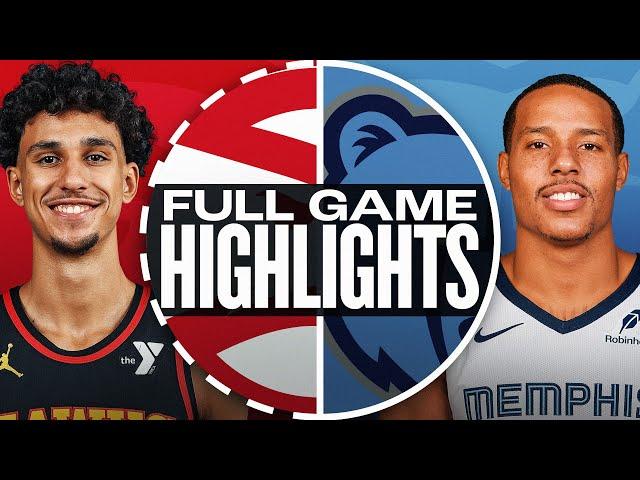 HAWKS at GRIZZLIES | FULL GAME HIGHLIGHTS | March 3, 2025