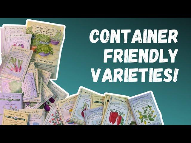 EPIC Renee's Garden Seed Haul | Container gardening seed varieties