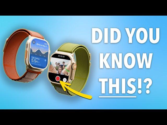 10 AMAZING things your Apple Watch can do RIGHT NOW!