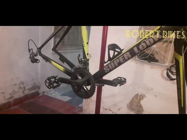 mantenimiento de bicicleta de ruta aluminio segunda parte . armar y engrasar