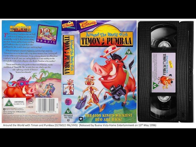 Around the World with Timon and Pumbaa (13th May 1996 - UK VHS)