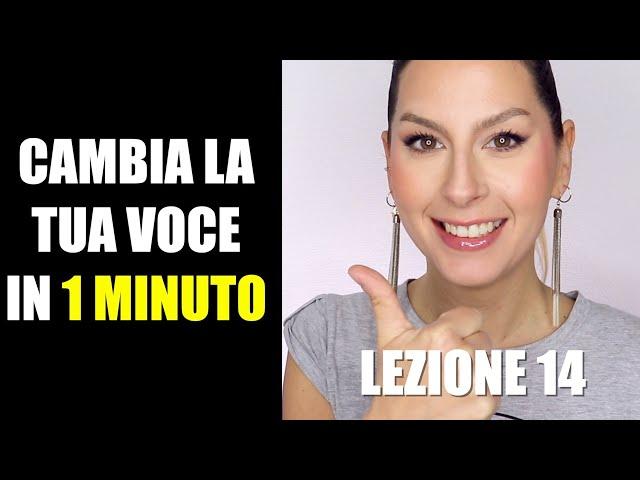 CORSO DI CANTO GRATUITO | COME CANTARE MEGLIO IN 1 MINUTO | Lezione 14