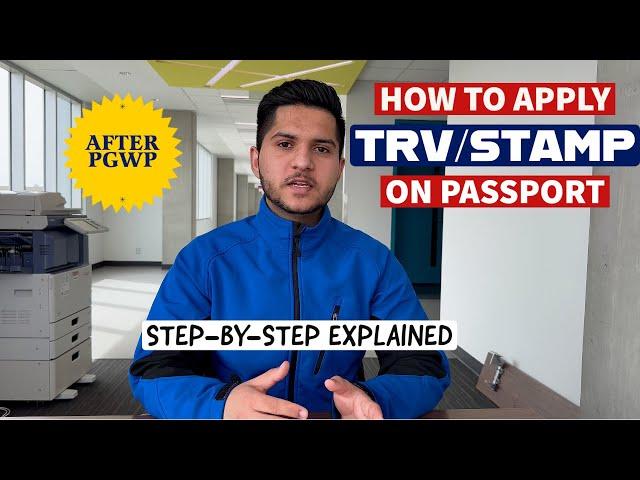 How To Apply Temporary Resident Visa Inside Canada After Getting PGWP | Passport Stamp | TRV