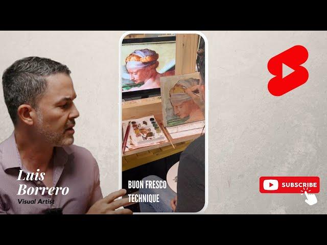 Buon Fresco Technique #buonfresco #paintingtechniques #michelangelo