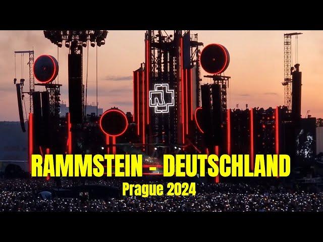 RAMMSTEIN 'Deutschland' LIVE 2024 in Letnany Praha