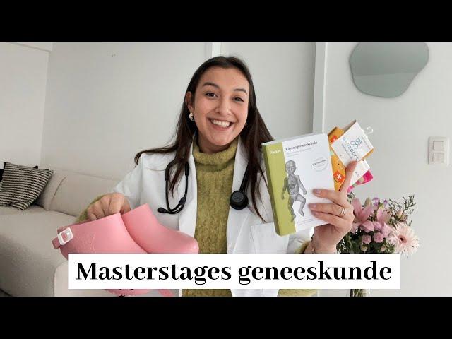 Masterstages Geneeskunde | Procedure + benodigdheden