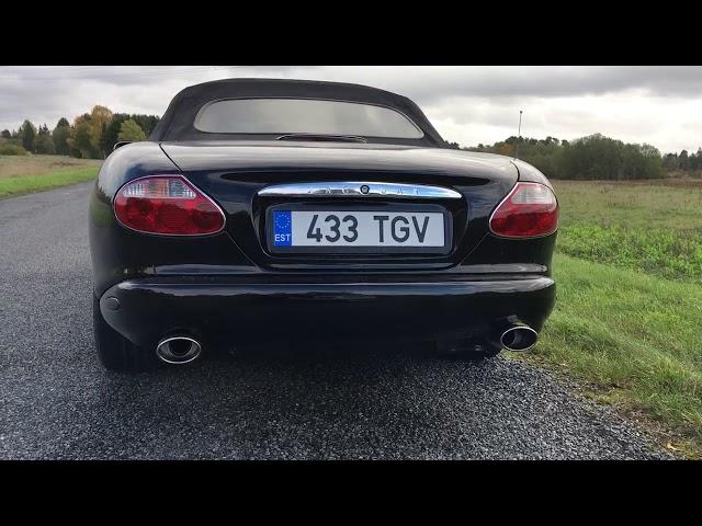 Jaguar XK8 with Adamesh Sports Exhaust Pipes