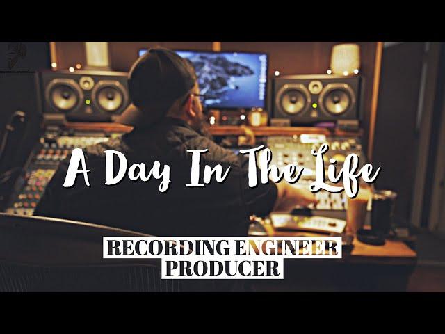 A Day In The LIFE |Recording Engineer, Producer | My Crazy Productive Day