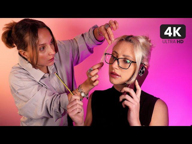 ASMR CEO Professional Styling for a Meeting  Hair perfecting, clothing options and make-up 🩷